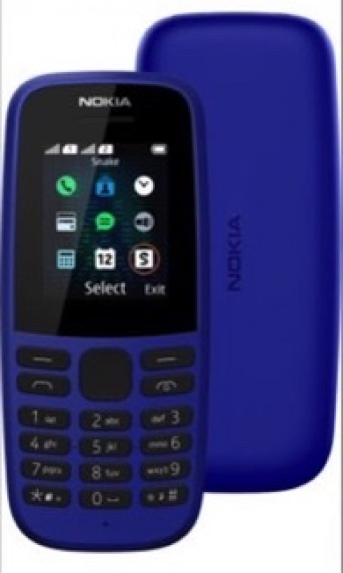 Brand New Nokia 105 TA-1174 SS 4th Edition Bar, Single SIM, 4.57 cm (1.8"), 120 x 160 pixels, 800 mAh, Black, Blue, Pink